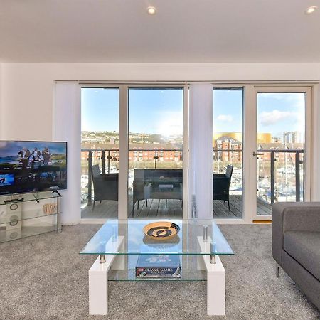 Just Stay Wales - Meridian Wharf, Marina View - 2 Bed Apartment Swansea Esterno foto