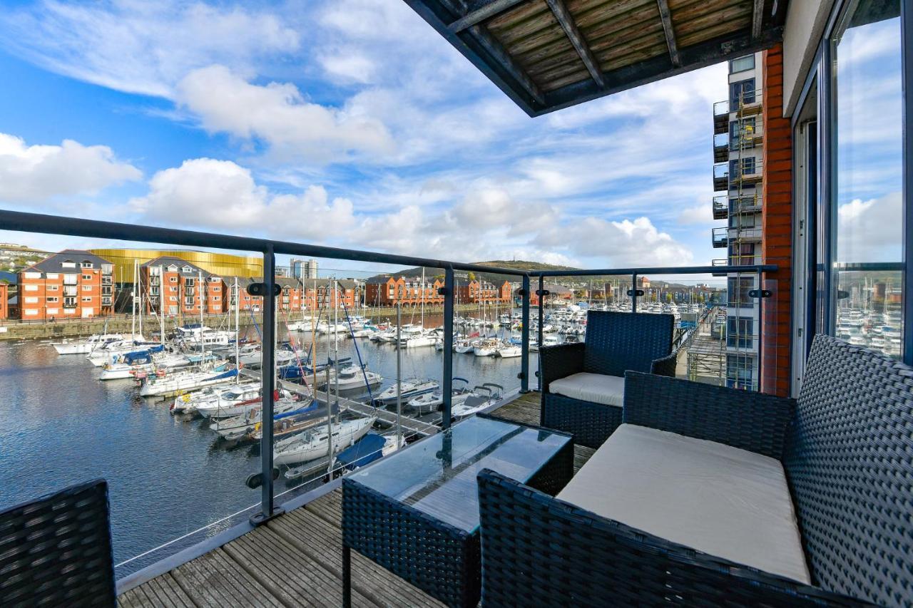 Just Stay Wales - Meridian Wharf, Marina View - 2 Bed Apartment Swansea Esterno foto
